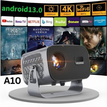 Advance A10-f800 Android Projector with 5g wi-fi Auto Electric focus