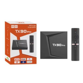 Android TV Box TX90 Pro Android-15.0 Version 12K Ultra HD Smart Box with Voice Control Remote