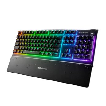 KEYBOARD STEELSERIES APEX 3 RGB GAMING WITH MAGNETIC WRIST REST (64795)
