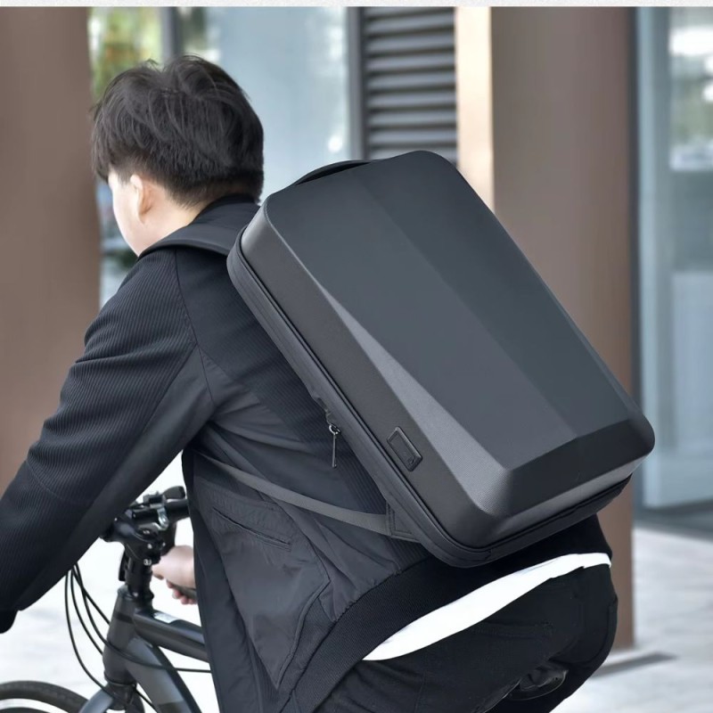 Hard Shell Waterproof Men Travel Laptop Backpack