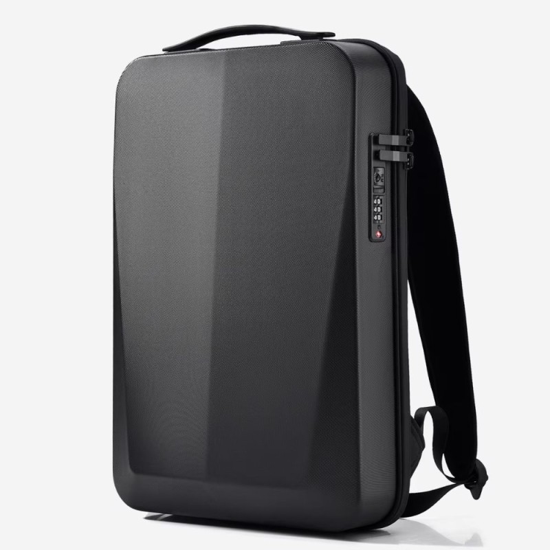 Hard Shell Waterproof Men Travel Laptop Backpack