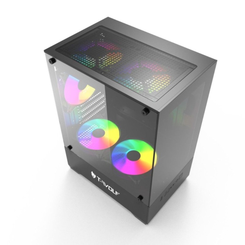 Ice Cooler X5 ARGB Desktop Gaming Case (T-wolf)