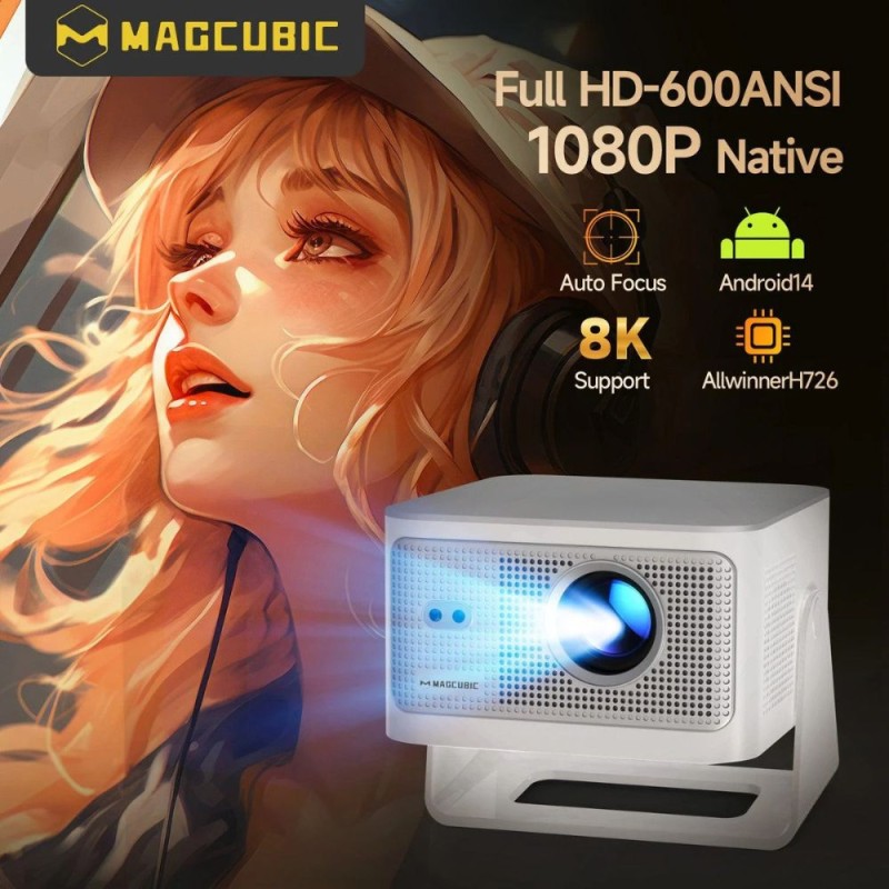 Magcubic HY350MAX 600 ANSI Portable Projector | Android 14