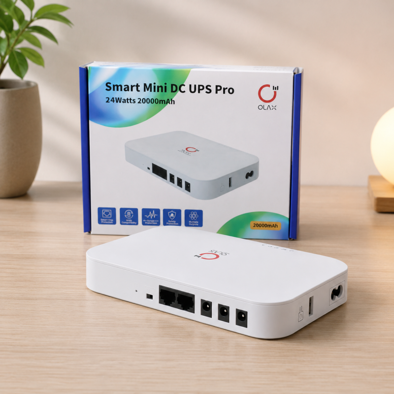 OLAX POE D8 Smart UPS DC 5V 9V 12V ALL IN ONE 20000mah 24W Portable  Mini UPS