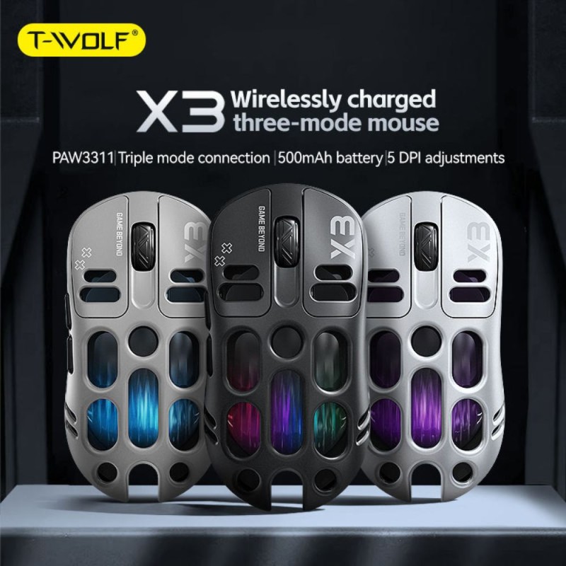 T-wolf X3 RGB (Multi Mode) Gaming Mouse