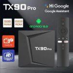 Android TV Box TX90 Pro Android-15.0 Version 12K Ultra HD Smart Box with Voice Control Remote