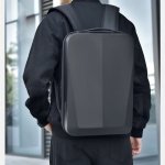 Hard Shell Waterproof Men Travel Laptop Backpack