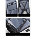 Hard Shell Waterproof Men Travel Laptop Backpack